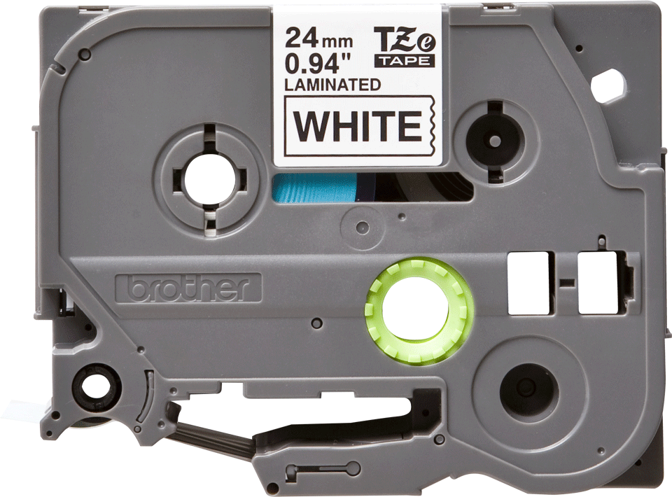 Cassette à ruban Brother TZe-251 - Noir sur blanc, 24 mm de large