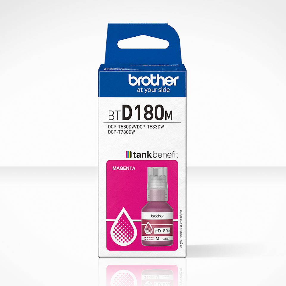 <p>BTD180M magenta ink carton</p>