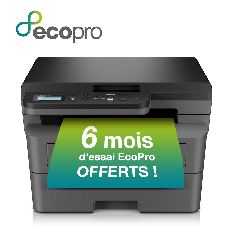 <p>Profitez de 6 mois d&#39;essai EcoPro offerts avec l&#39;imprimante laser&nbsp;DCP-L2627DWE</p>