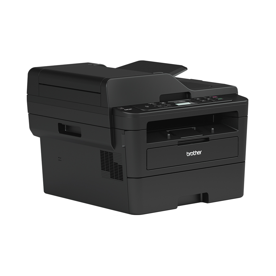 Brother DCP-L2552DN 3-in-1 mono laser printer facing right