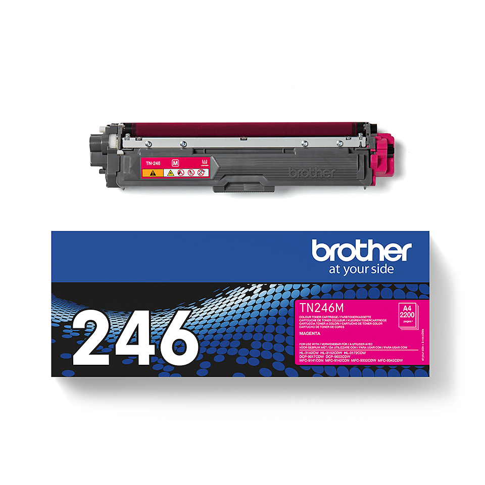 TN246M Brother genuine toner cartridges and multi pack image