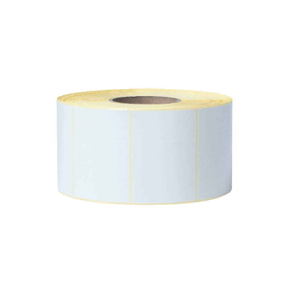 BCS1J074102203 white label roll transparent background - front