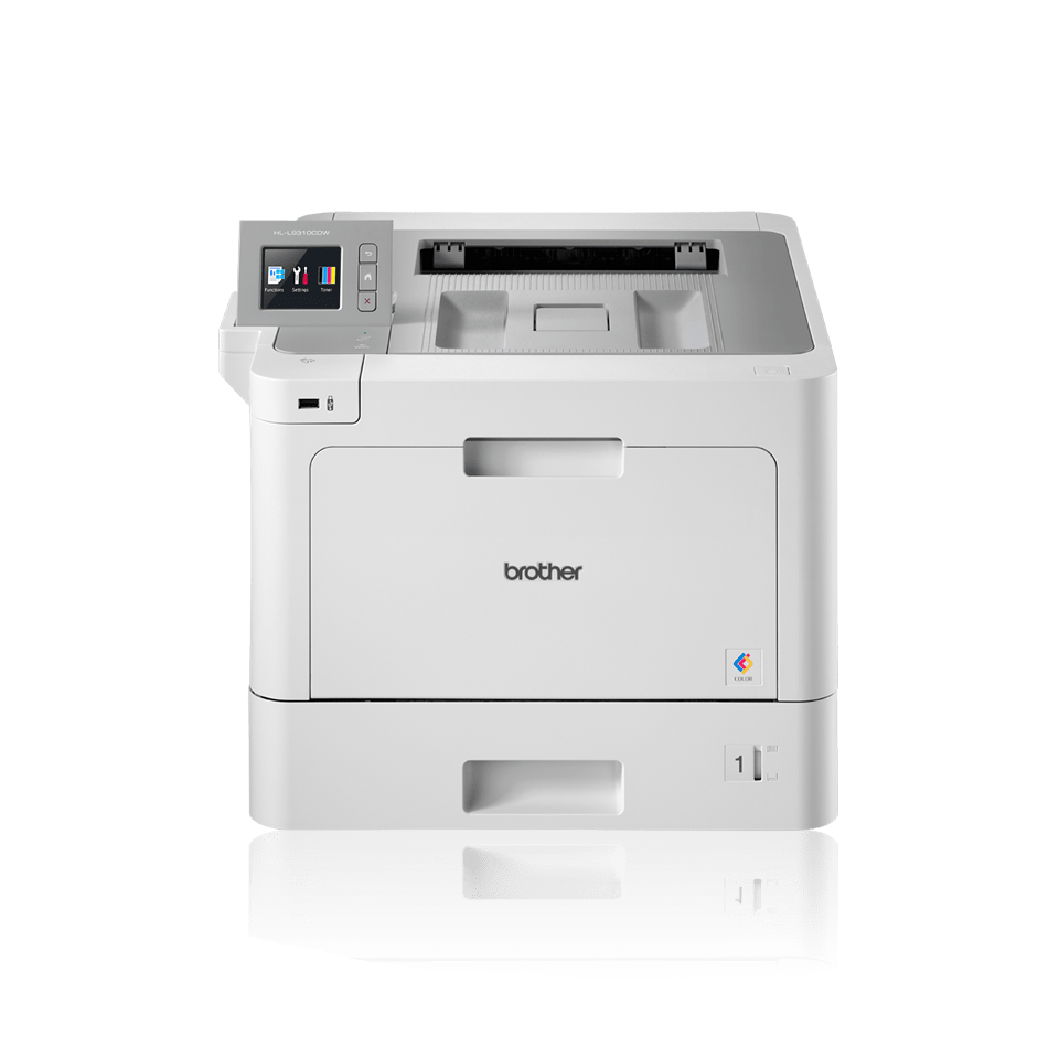 HL-L9310CDW professional colour printer for businesses with BLI logo, IF design 2018 award, Pantone logo