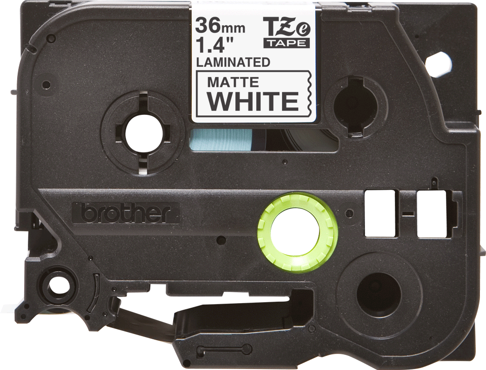 TZe-M261 black on white matt laminated tape cassette