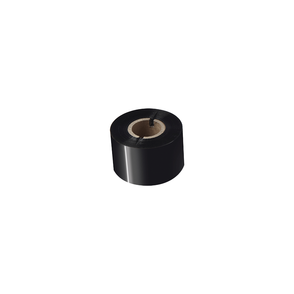 BSS1D300060 60mm black thermal transfer ribbon transparent background