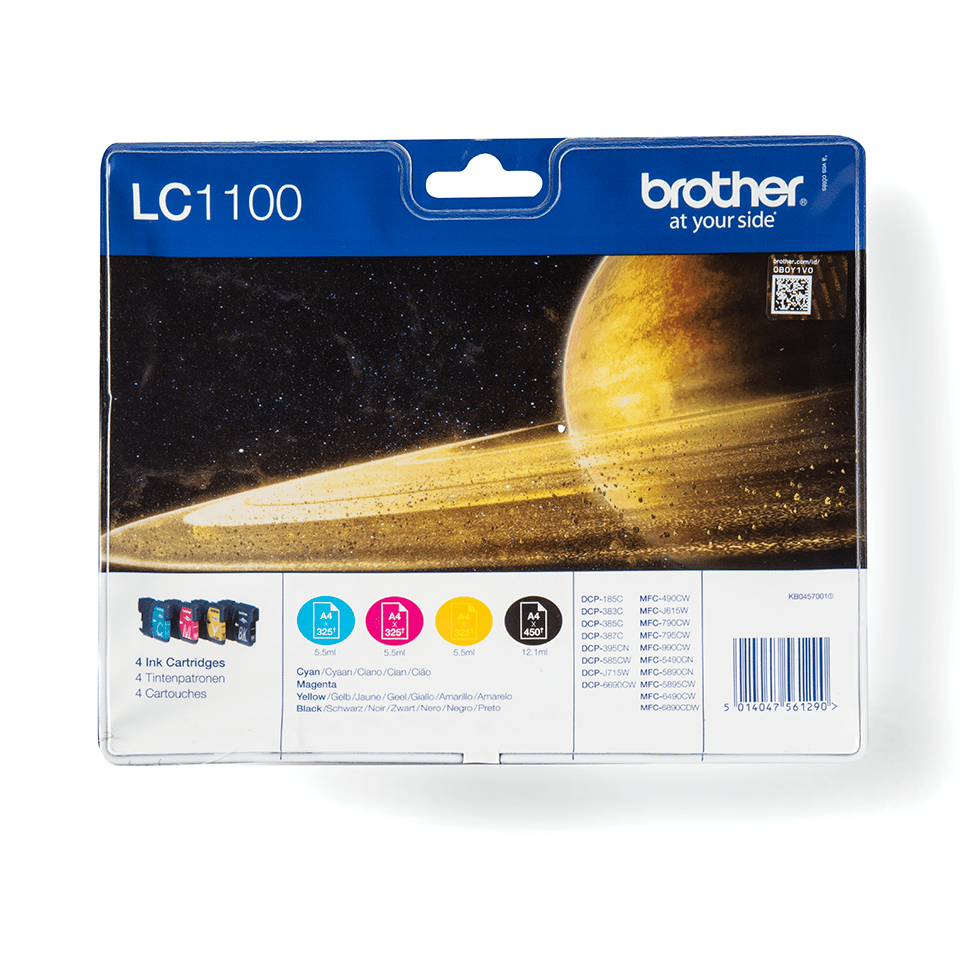 LC1100VALBP  Brother genuine ink cartridge multi pack front image