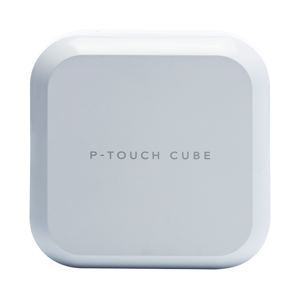 P-touch CUBE Plus white version PT-P710BTH - front shot