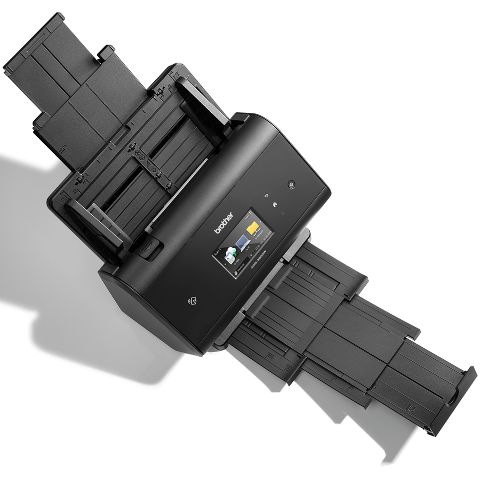 Top view of ADS3600W with ADF extended