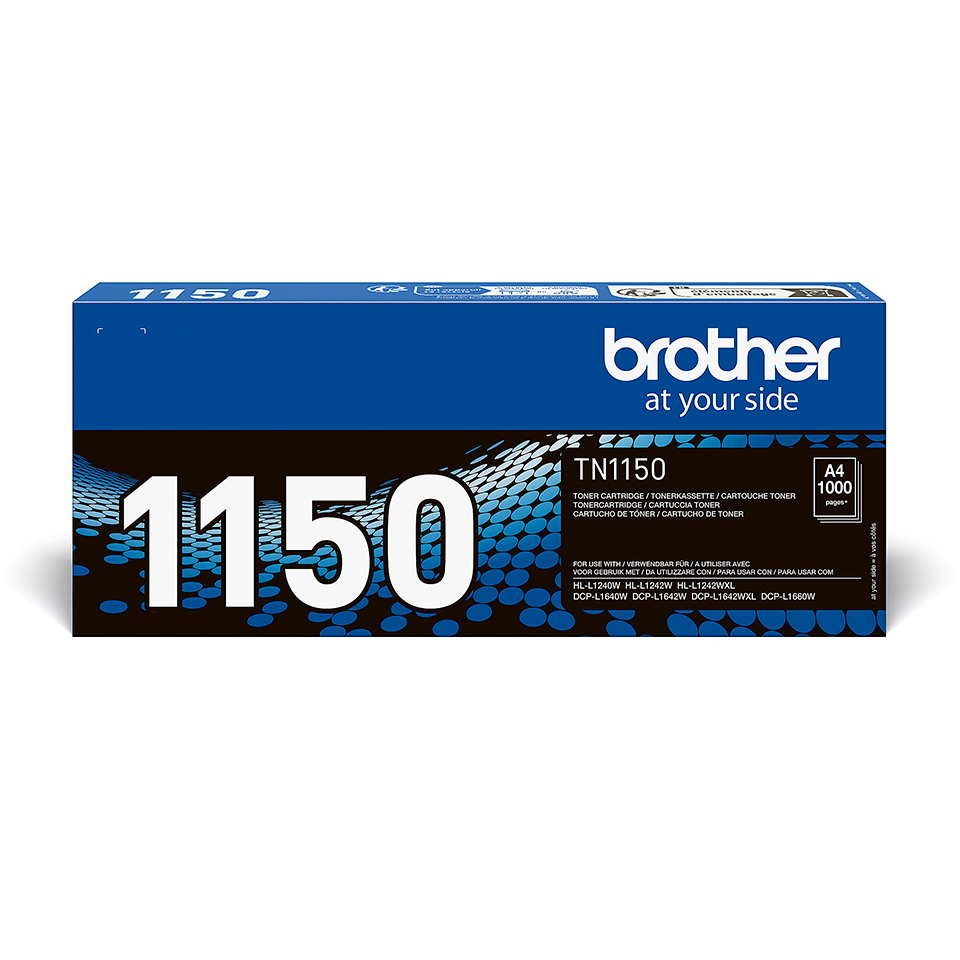 <p>TN1150 black toner cartridge carton</p>