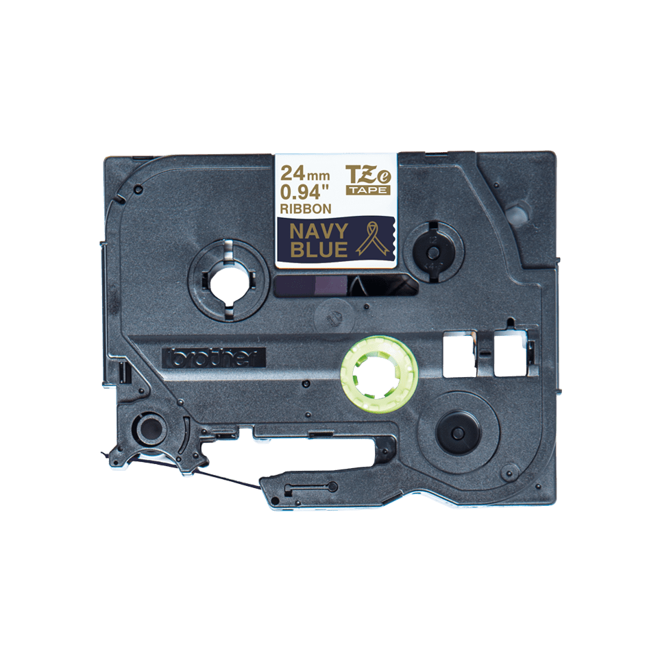 TZe-RN54 24mm gold on navy blue TZe ribbon tape cassette