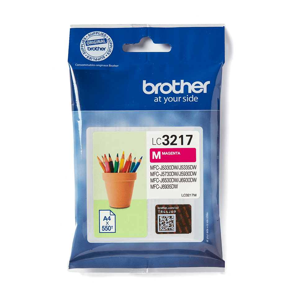 Brother LC-3217 cartouche d'encre Original Noir, Cyan, Magenta, Jaune  (LC-3217VALDR) prix Maroc