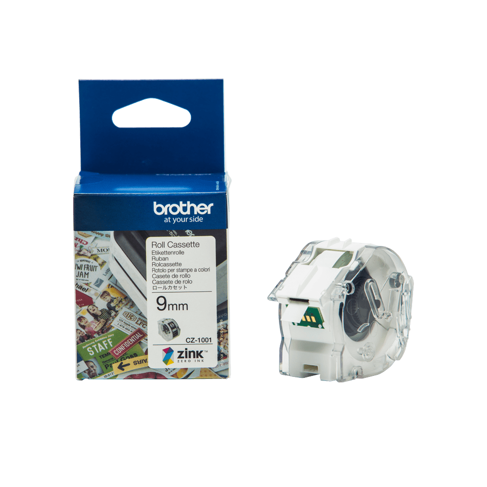 CZ-1001 9mm full colour label roll and box carton