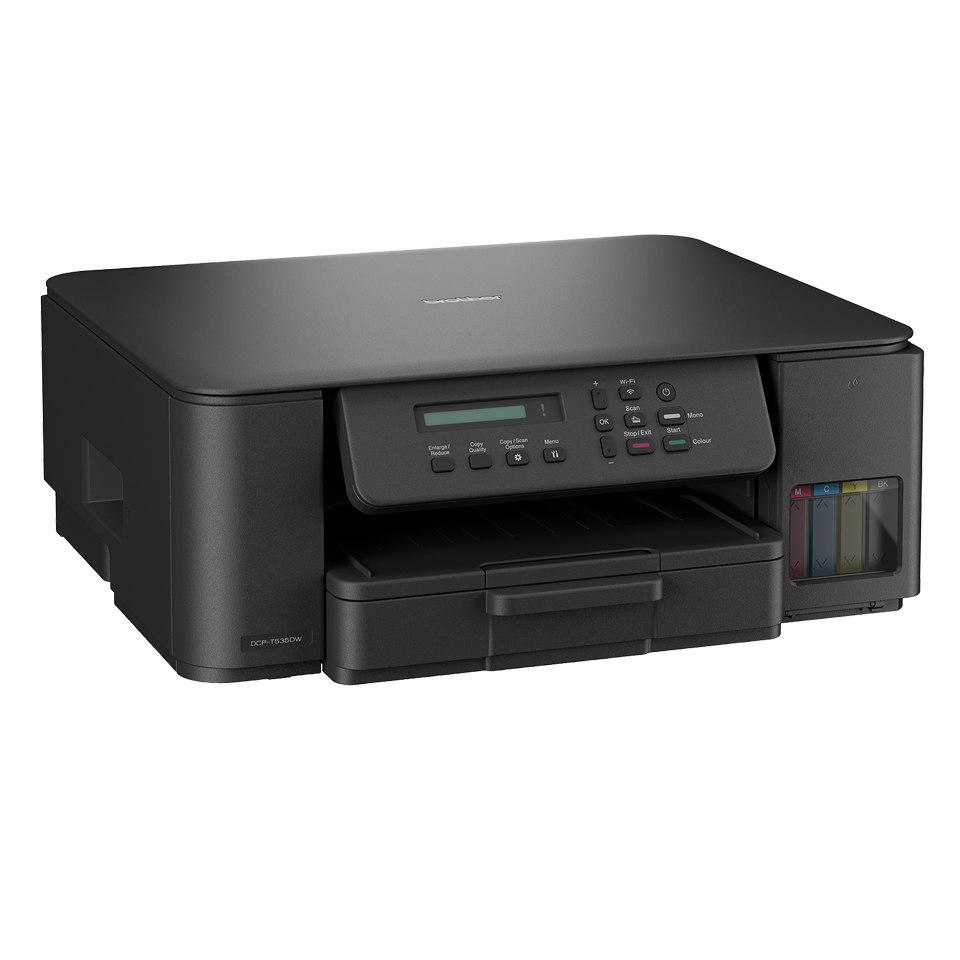 <p>Urządzenie DCP-T535DW z prawej strony</p>