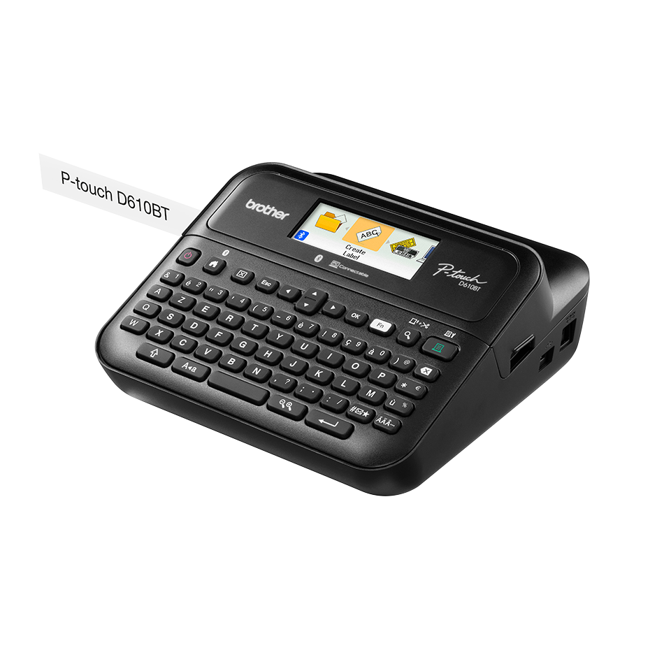PT-D610BT met AZERTY keyboard