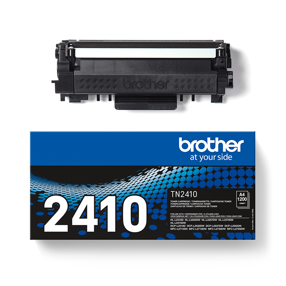 Toner BROTHER TN2410 (TN-2410) noir de 1200 pages - cartouche