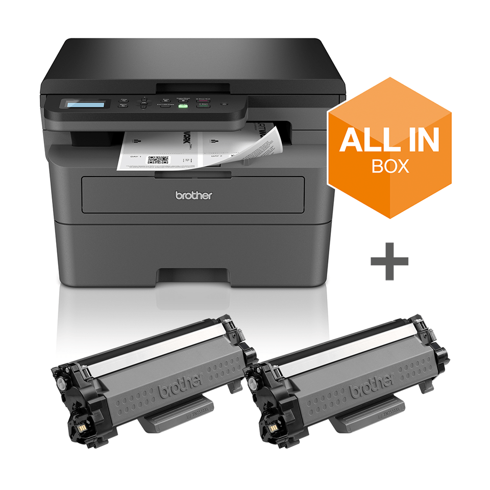 DCPL2627DWXL front facing with toner bundle