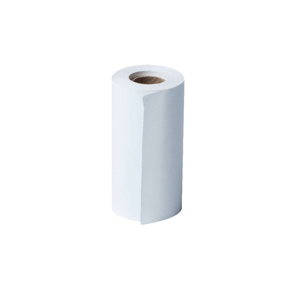 BDE1J000057030 receipt roll with transparent background - front