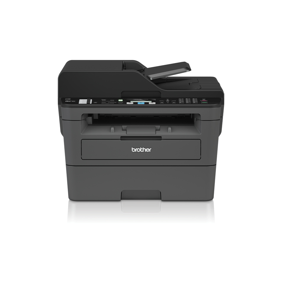 Brother MFC-L2712DW 4-in-1 mono laser printer facing front