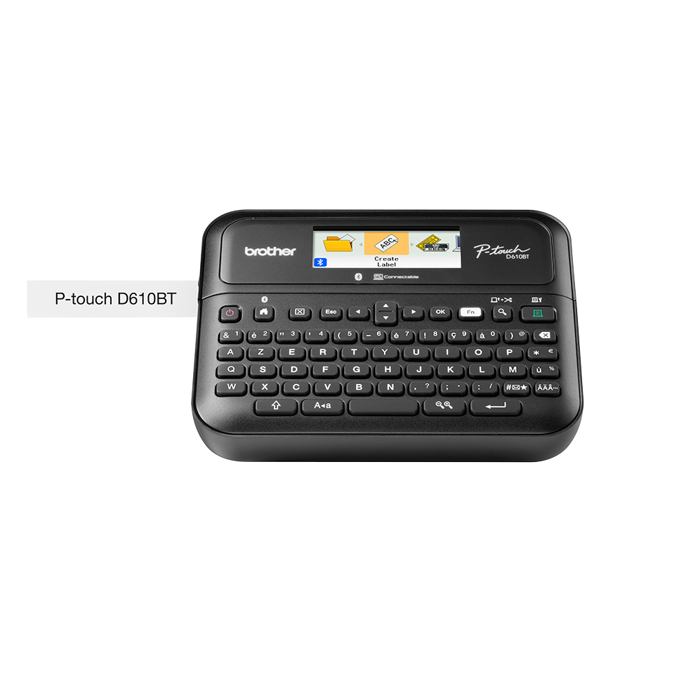 PT-D610BT met AZERTY keyboard