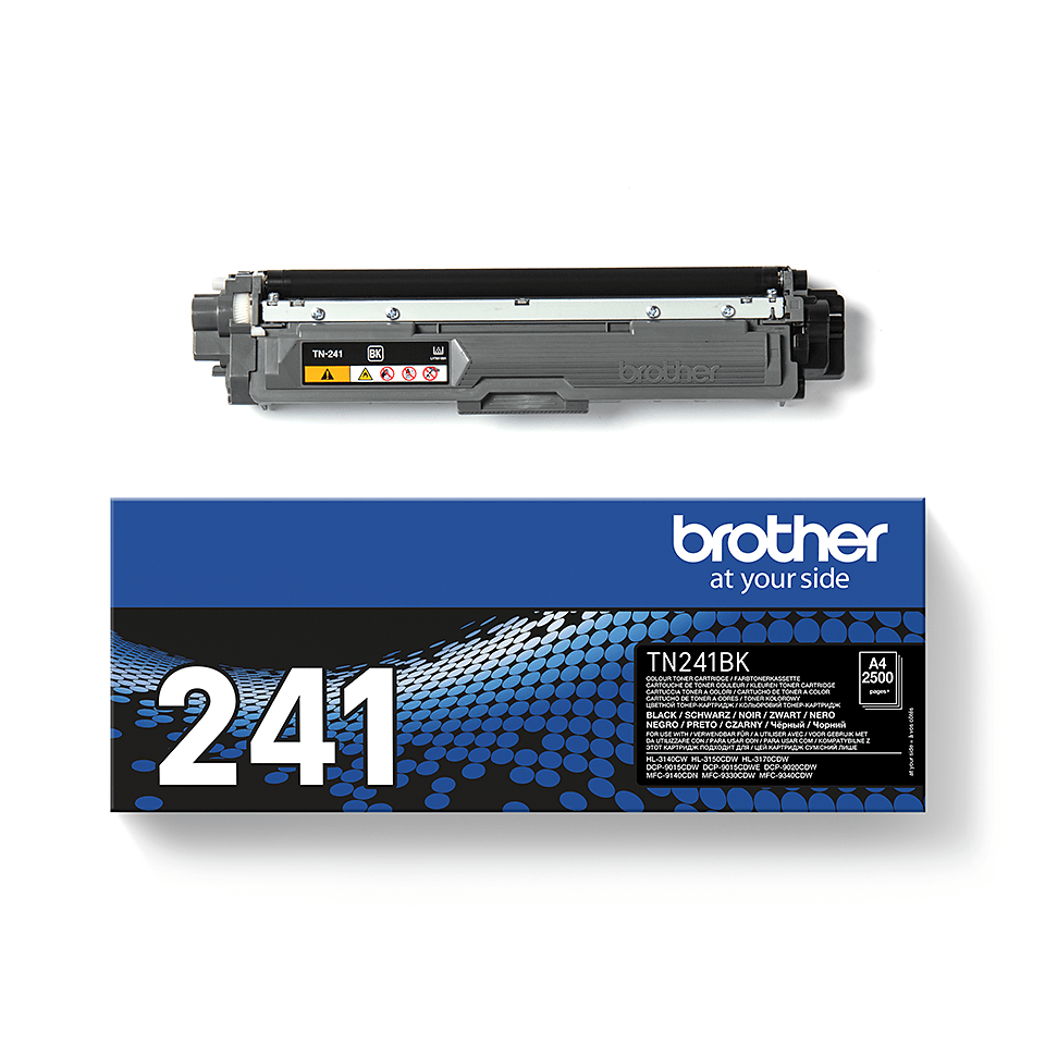 TN241BK Brother genuine toner cartridge and pack image