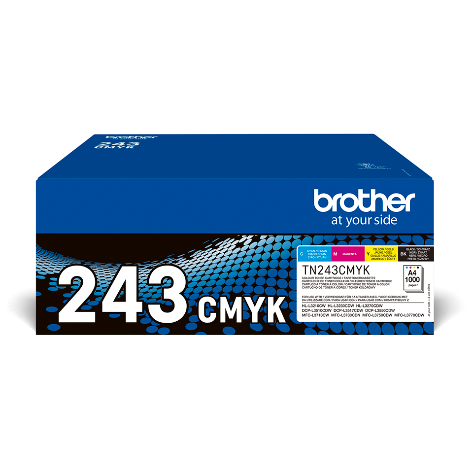 ColorKing TN-243CMYK TN247 Compatible Toner Brother DCP-L3550CDW Brother  TN243CMYK pour Toner Brother MFC-L3750CDW DCP L3550CDW MFC-L3770CW  HL-L3270CDW HL-L3210CW HL-L3230CDW DCP-L3510CDW (5 Pack) : :  Informatique