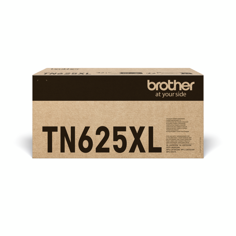 <p>Yellow TN625XLY Brother toner cartridge carton</p>
