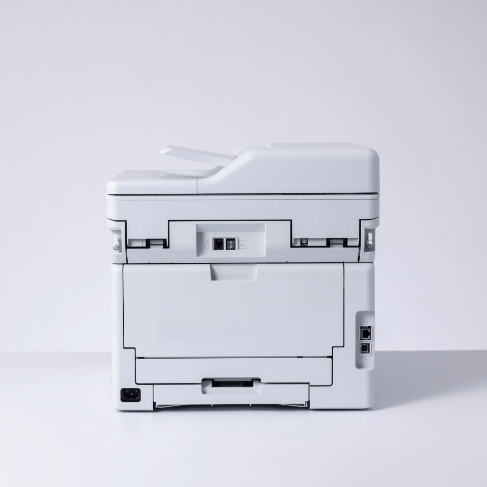 The back panel of the Brother MFC-L3740CDW printer
