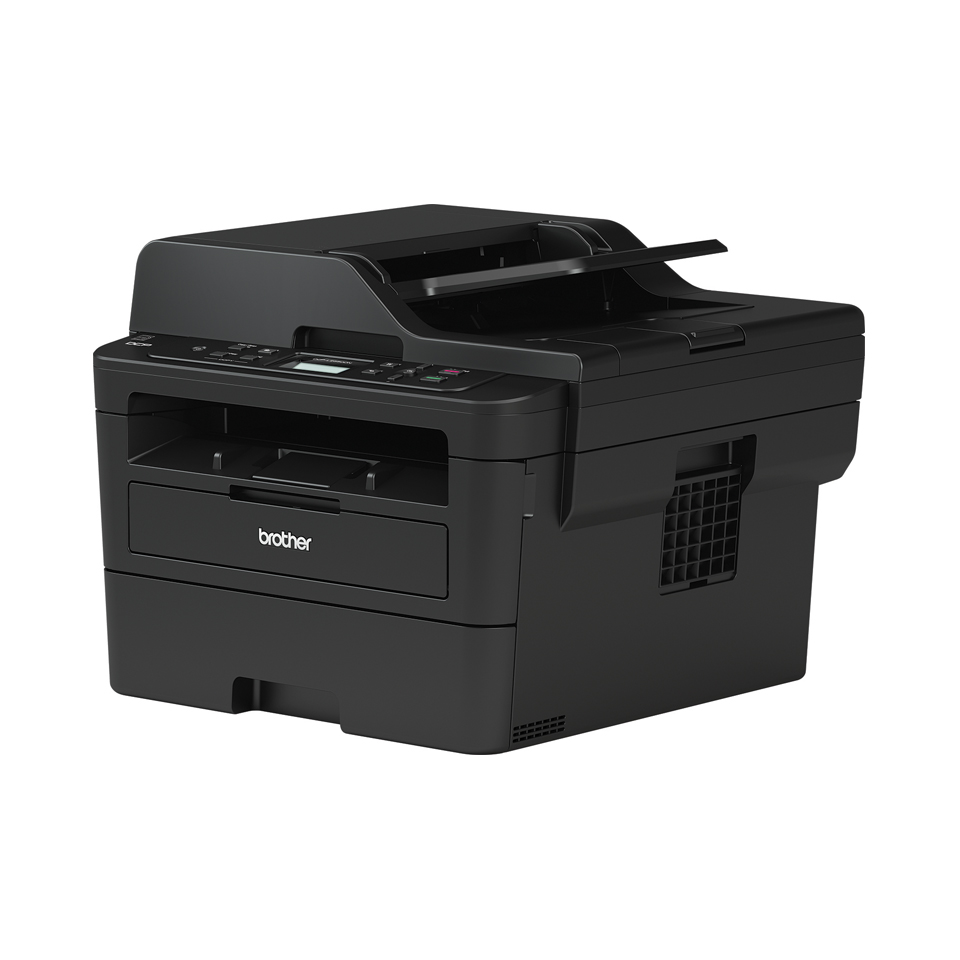 Brother DCP-L2552DN 3-in-1 mono laser printer facing left