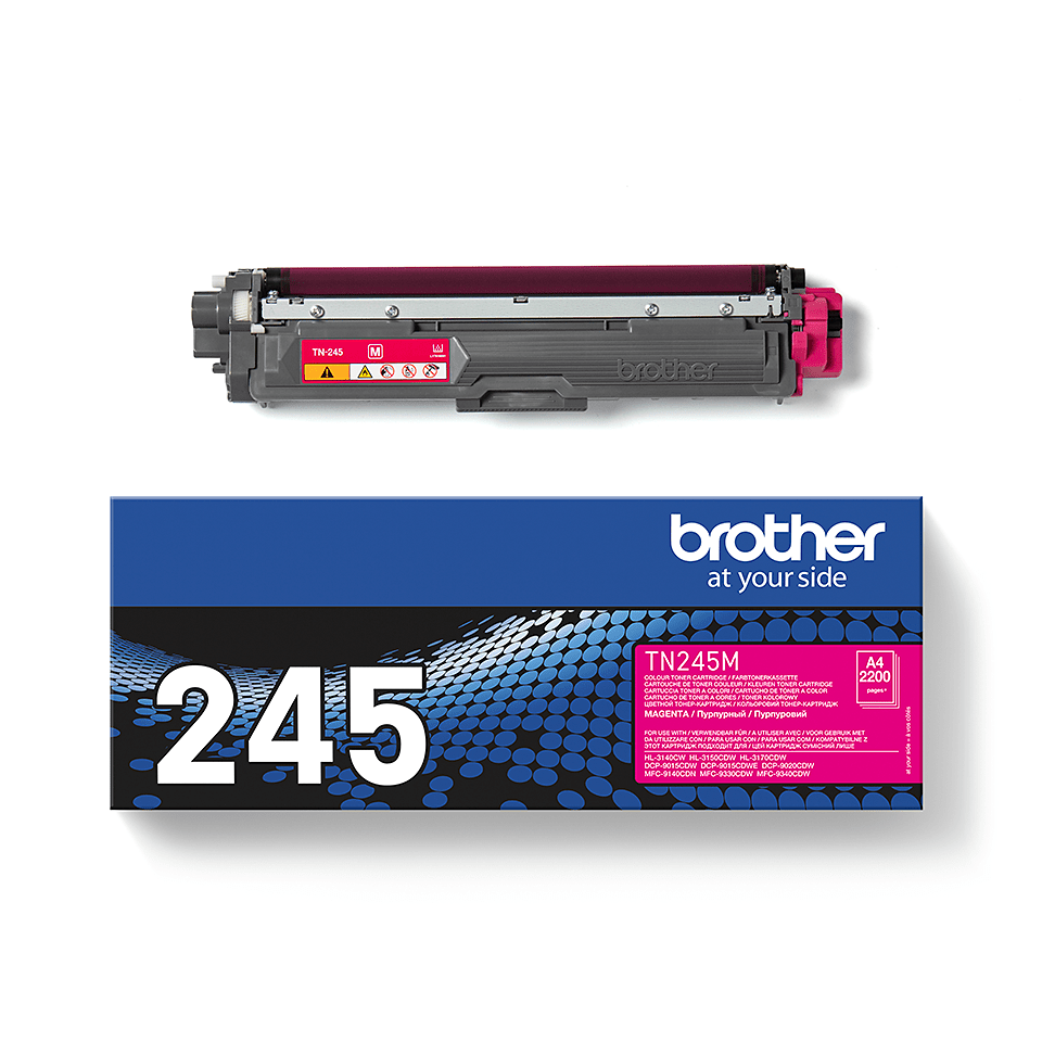 TN245M Brother genuine toner cartridge and pack image
