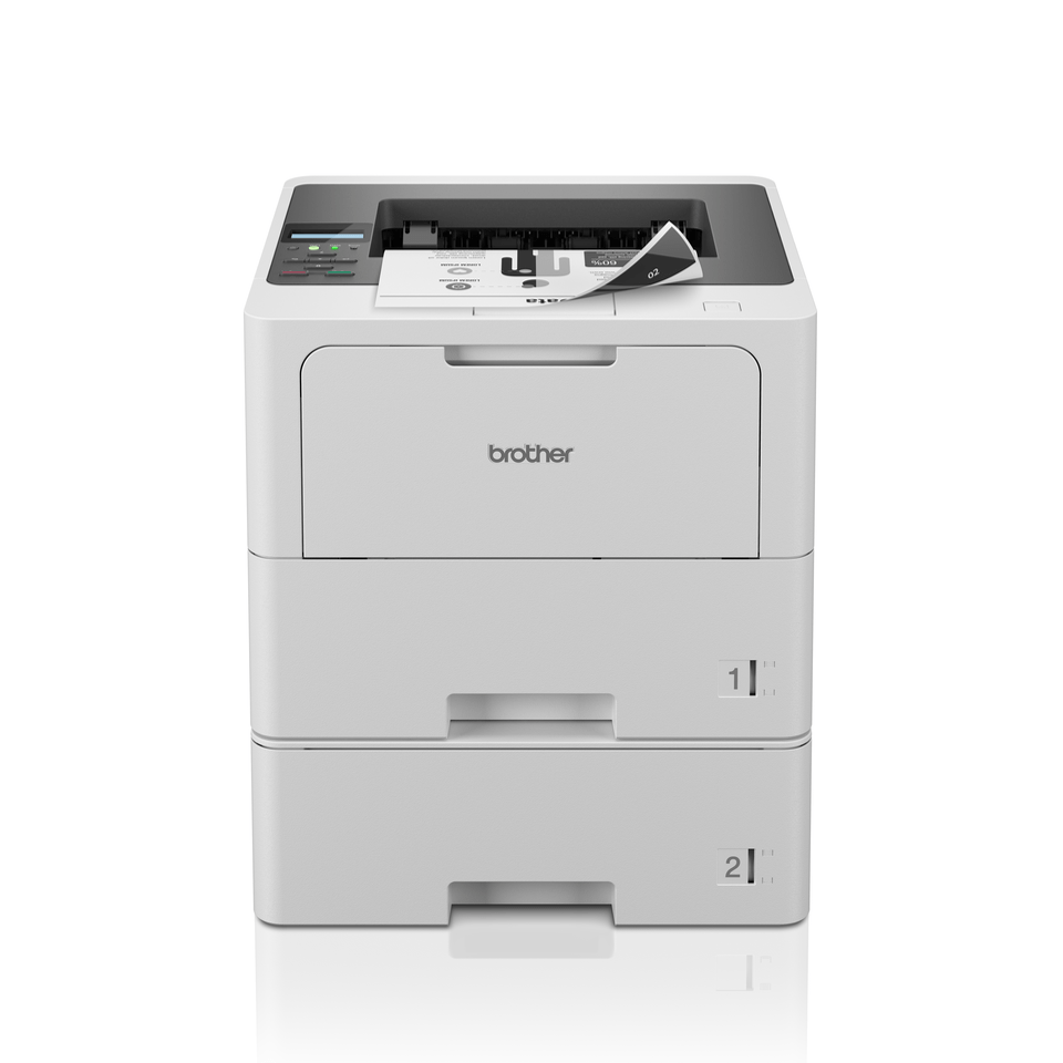 Brother HL-L6210DW printer with lower paper input tray accessory