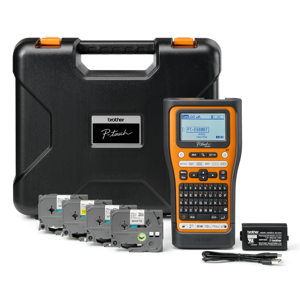 PTE560BTSP bundle  including carry case and tapes