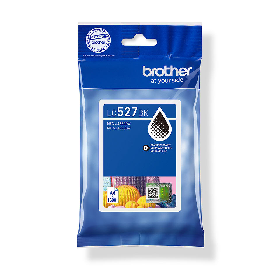 <p>LC527 black inkjet printer cartridge packaging</p>
