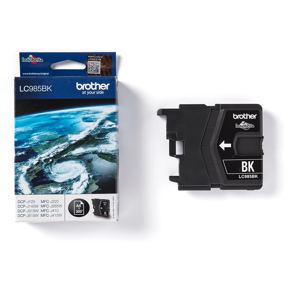 LC985BK Brother genuine ink cartridge and pack image