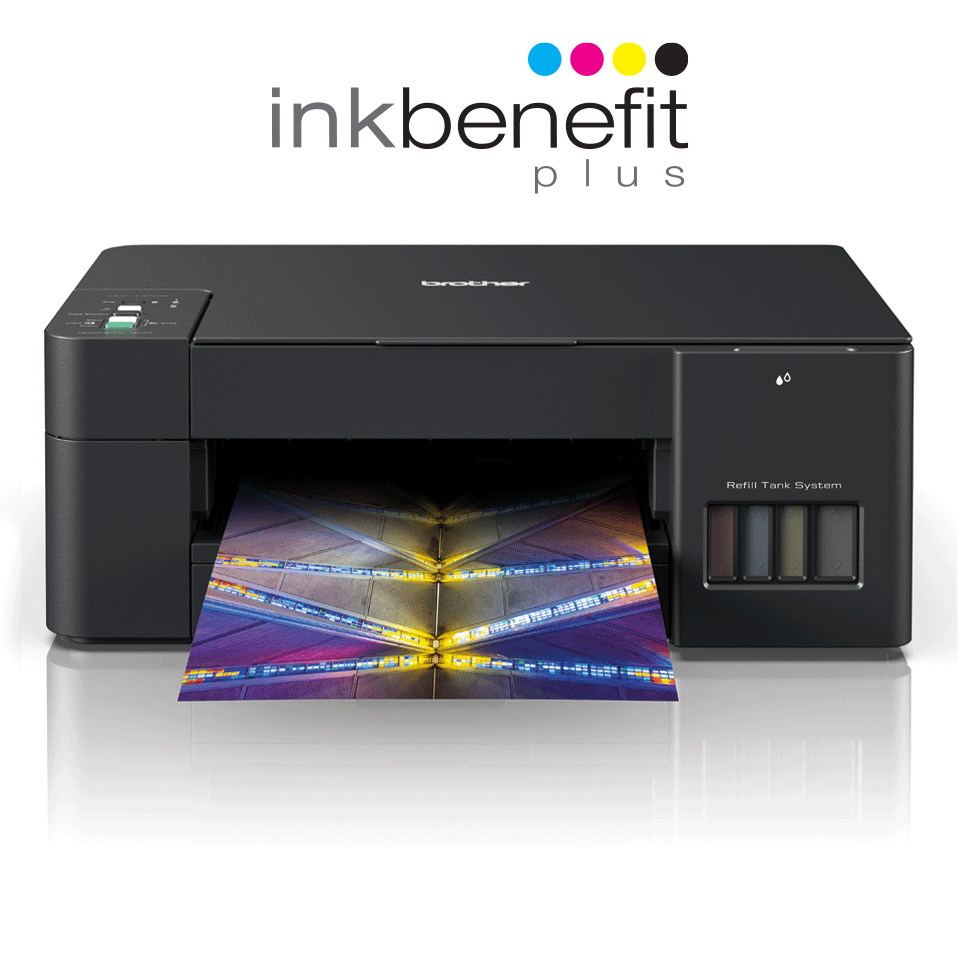 Brother DCP-T420W inkjet printer straight on shot