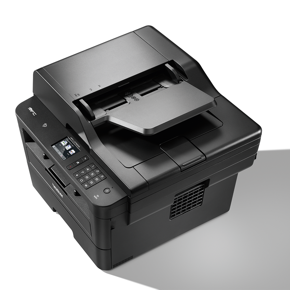 MFCL2752DW multifunction mono laser printer from above showing ADF