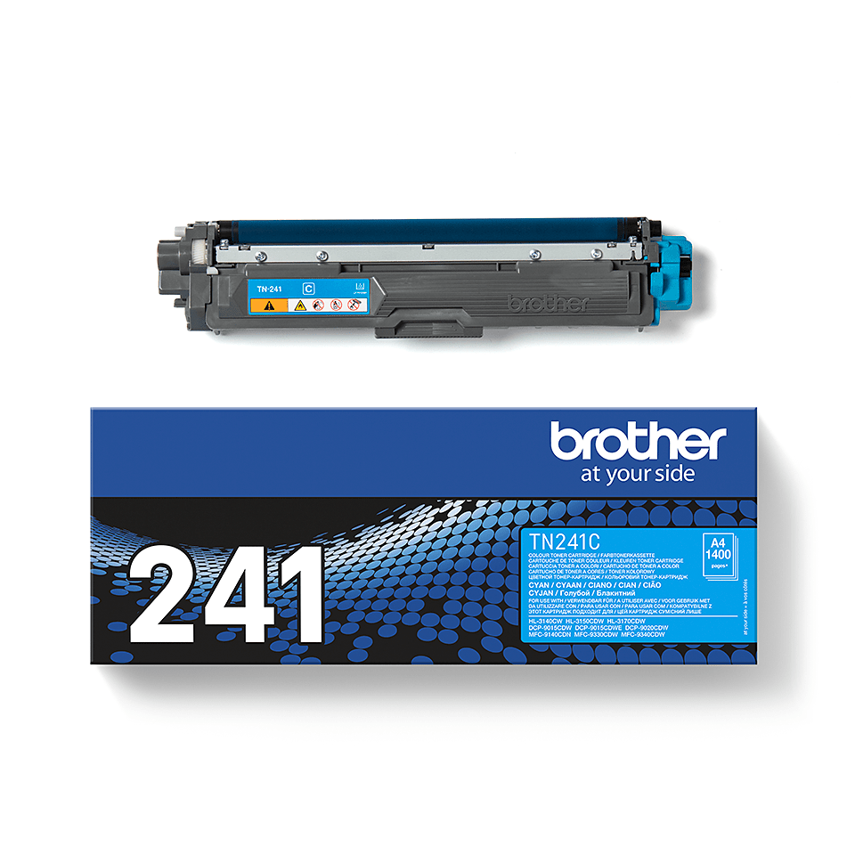 TN241 Brother genuine toner cartridge and pack image