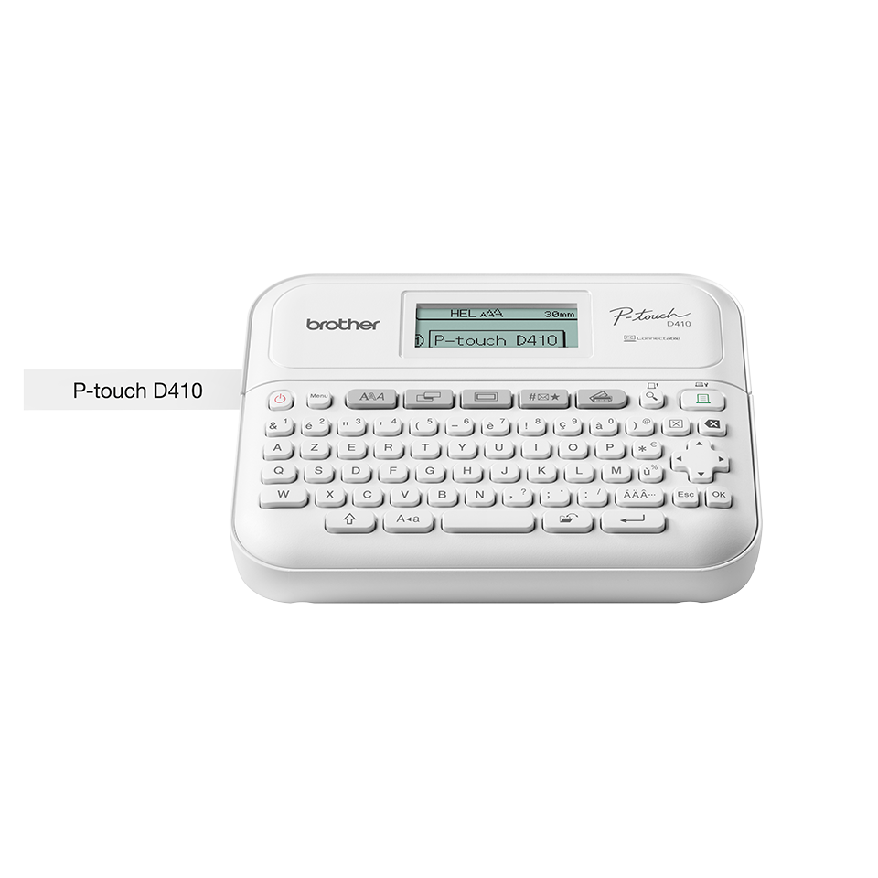 PT-D410 met AZERTY keyboard