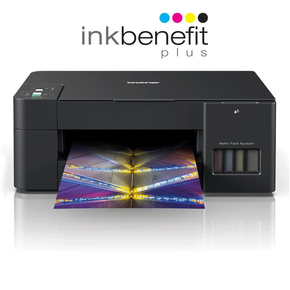 Brother DCP-T420W inkjet printer straight on shot