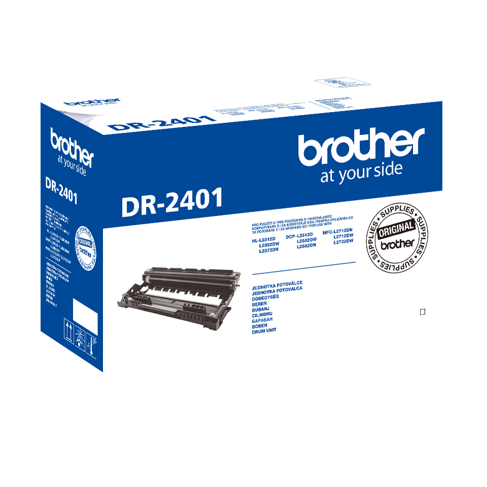 Brother mono laser toner cartridge facing right