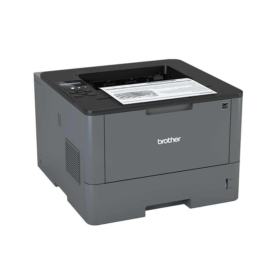 Brother HL-L5050DN professional mono laser duplex printer facing forward