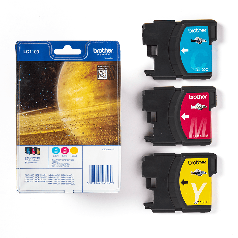 LC1100RBWBP Brother genuine ink cartridges and multi pack image