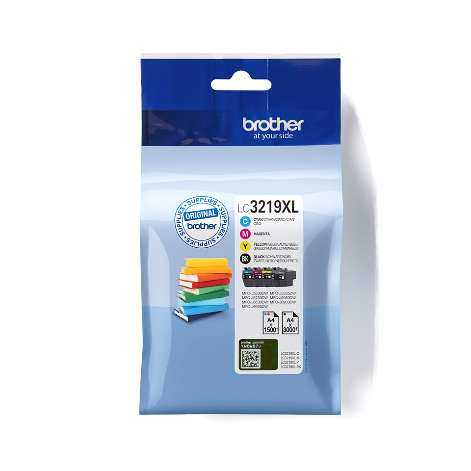 LC3219XLVALBP Brother genuine ink cartridge multi pack front image