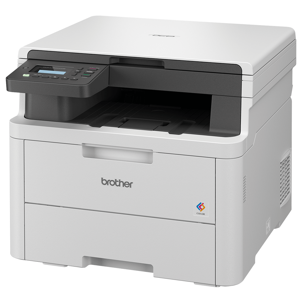 DCP-L3520CDW Brother printer facing right at a slight angle