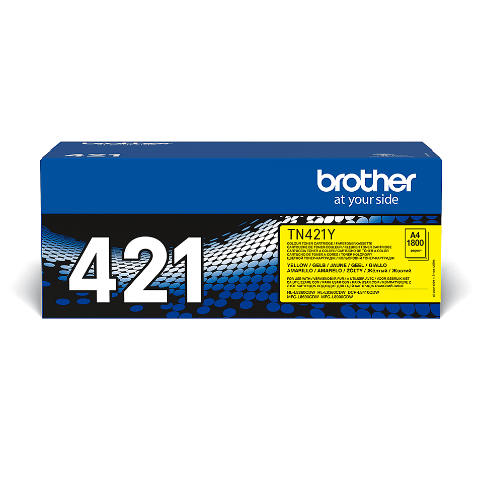 Toner BROTHER TN-821XLY (TN821XLY) jaune de 9000 pages - cartouche laser de  marque BROTHER