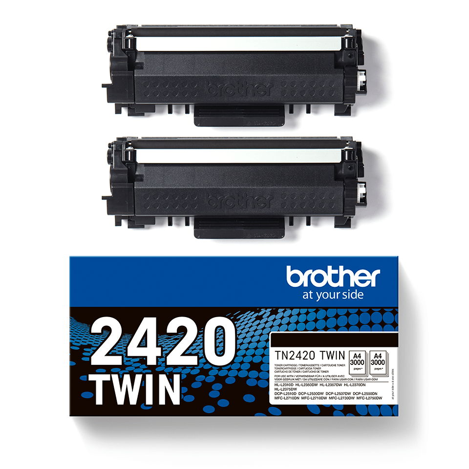 Brother TN2420 Toner d'origine pour imprimante Laser série L2000