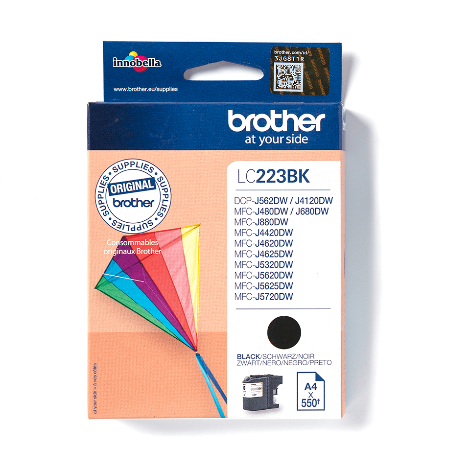 Cartouche encre Brother LC223 - Pack complet + 1 OFFERTE