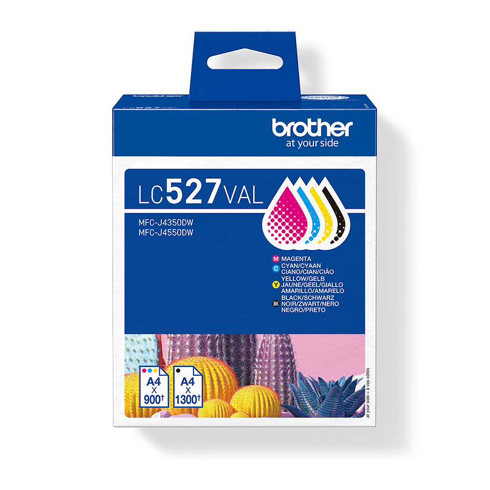 <p>LC527 inkjet printer cartridge value bundle packaging</p>