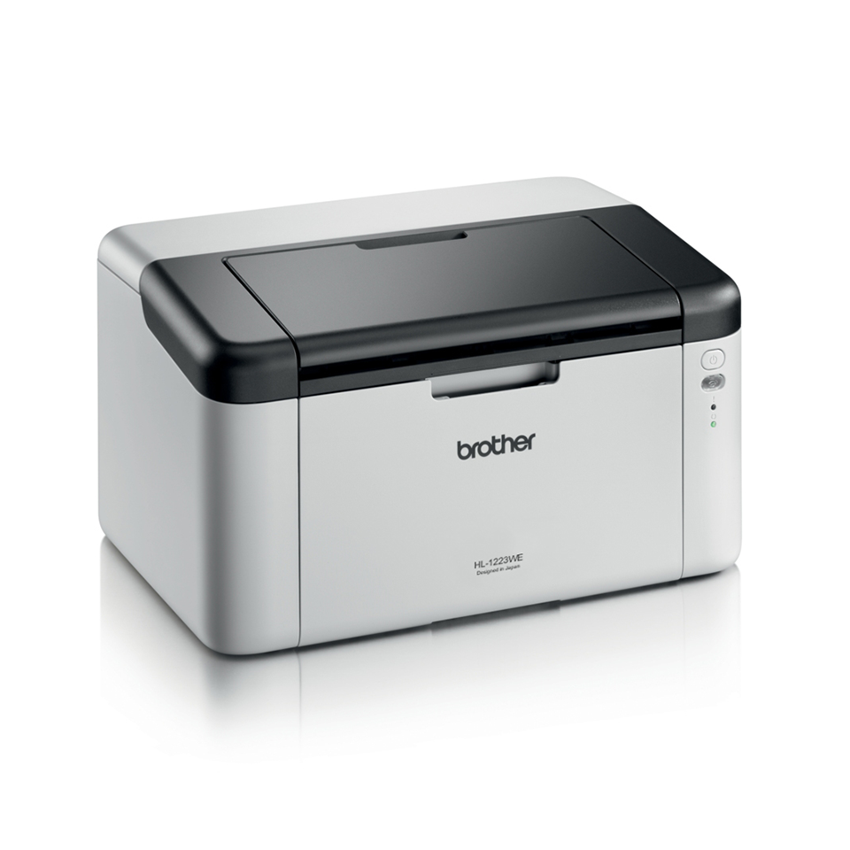 HL1223WE mono laser printer facing right