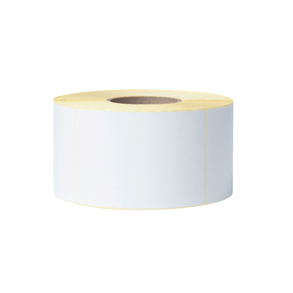 BCS1J150102203 white label roll transparent background - front