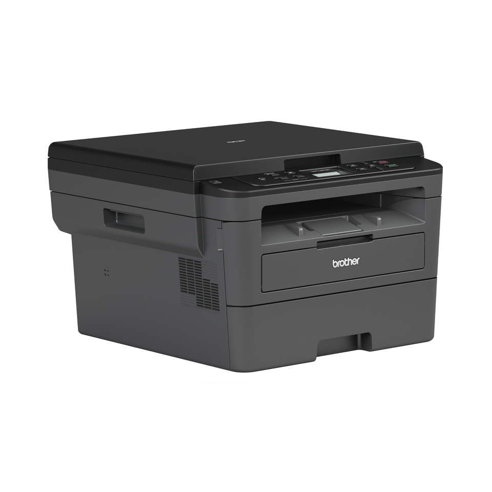 Brother DCP-L2512D 3-in-1 mono laser printer facing right